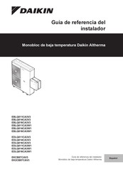 Daikin EBLQ014CA3W1 Guía De Referencia Del Instalador