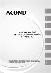 Acond L1-12 Manual De Instrucciones