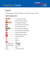 Kingston Hyper X Manual Del Usuario