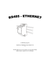 Ibercomp RS485 Manual