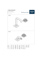 Grohe Allure F-digital 36 342 Manual De Instrucciones