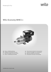 Wilo Economy MHIE 400 Instrucciones De Instalación Y Funcionamiento