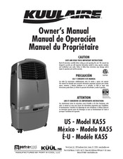 Port-A-Cool KUULAIRE KA55 Manual De Operación