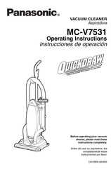 Panasonic MC-V7531 Instrucciones De Operación