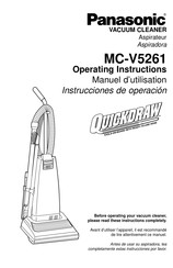 Panasonic MC-V5261 Instrucciones De Operación