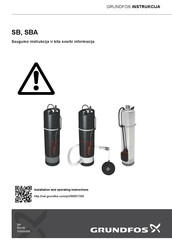 Grundfos SB 3-45 Manual Del Usuario