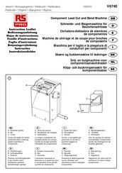 RS Pro 607-134 Hoja De Instrucciones