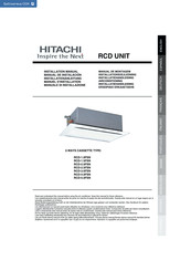 Hitachi SET FREE MINI RCD-1.5FSN Manual De Instalación