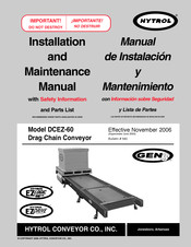 HYTROL DCEZ-60 Manual De Instalación