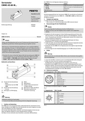 Festo EMME-AS-80-M Serie Instrucciones De Utilizacion