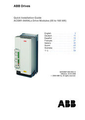 ABB ACSM1-04Lx Guía De Instalación Rápida