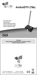 PCTV AndroiDTV Guía De Instalación Rápida