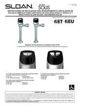 Sloan SOLIS 8115 Instrucciones De Instalación