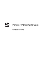 HP DreamColor Z27x Guia Del Usuario