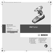 Bosch PKP 7,2 LI Manual Original