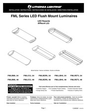 Lithonia Lighting FML Serie Instrucciones De Instalación