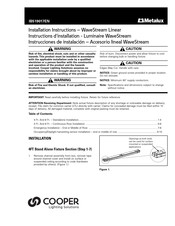 Metalux WaveStream Instrucciones De Instalación