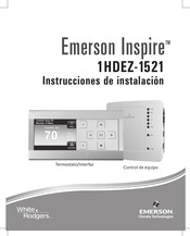 Emerson White-Rodgers Inspire 1HDEZ-1521 Instrucciones De Instalación