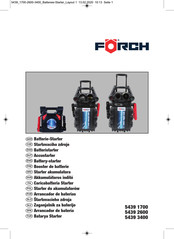 Forch 5439 1700 Manual De Instrucciones