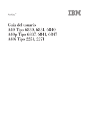 IBM NetVista A40 6831 Guia Del Usuario