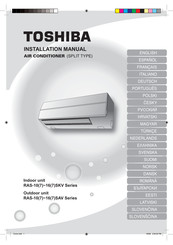 Toshiba RAS-16SAV Serie Manual Del Usuario