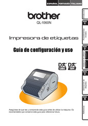 Brother QL-1060N Guía De Configuración Y Uso