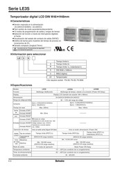 Autonics LE3SB Serie Manual Del Usuario