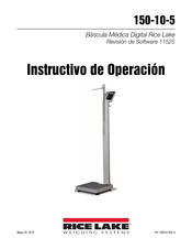 Rice Lake Weighing Systems 150-10-5 Instructivo De Operación