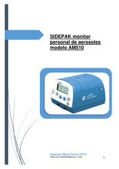 TSI SIDEPAK PERSONAL AM510 Manual Del Operador