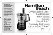 Hamilton Beach Compact Stack & Snap Manual Del Usuario