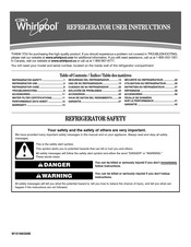 Whirlpool GSC25C6EYW Instrucciones Para El Usuario