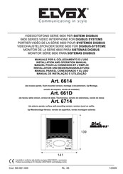 Elvox Digibus 6614 Manual Para El Conexionado Y El Uso