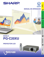 Sharp PG-C20XU Manual De Operación