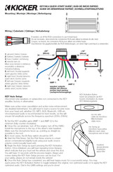 Kicker KEY180.4 Guia De Inicio Rapido