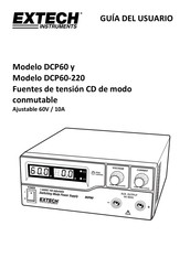 Extech DCP60-220 Guia Del Usuario