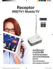 Audiovox WIDTV1 Guia Del Usuario