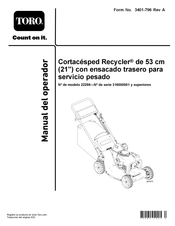 Toro Recycler 22296 Manual Del Operador