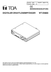 Toa WT-D5800 Manual Del Usuario