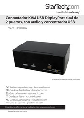 StarTech.com SV231DPDDUA Guia Do Usuário