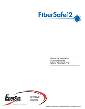 EnerSys FiberSafe 12 Manual De Instalación Y Funcionamiento