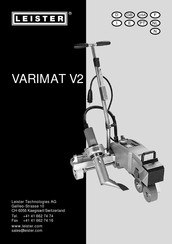 Leister Varimat V2 Instrucciones De Funcionamiento