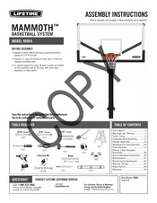 Lifetime MAMMOTH 90964 Instrucciones De Ensamble