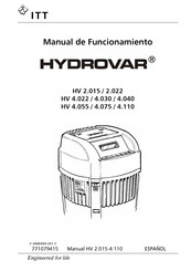 ITT HYDROVAR HV 4.040 Manual De Funcionamiento