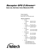 ashtech GPS Z-Xtreme Guía Del Sistema