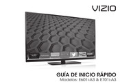 Vizio E601i-A3 Guia De Inicio Rapido