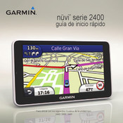 Garmin Nuvi 2400 Serie Guia De Inicio Rapido