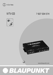 Blaupunkt IVTV-03 Manual Del Usuario
