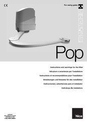 Nice Pop Manual Del Usuario