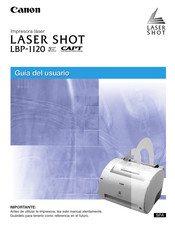 Canon Laser Shot LBP-1120 Manual Del Usuario