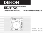 Denon DN-S1000 Instrucciones De Operación